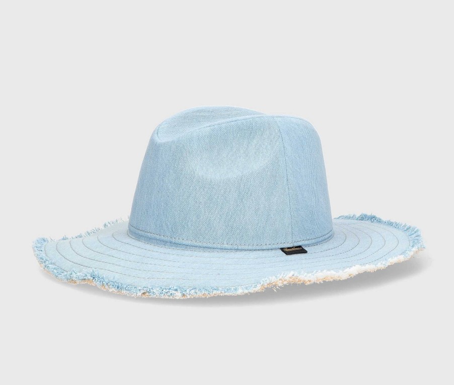 Doppen Borsalino | Denim Fedora