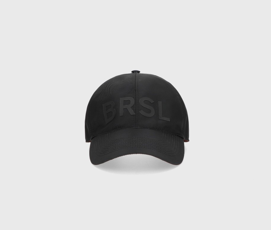 Doppen Borsalino | Baseballpet "Brsl" Zwart