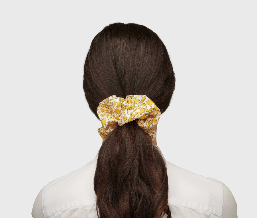 Accessoires Borsalino | Bedrukte Zijden Scrunchie