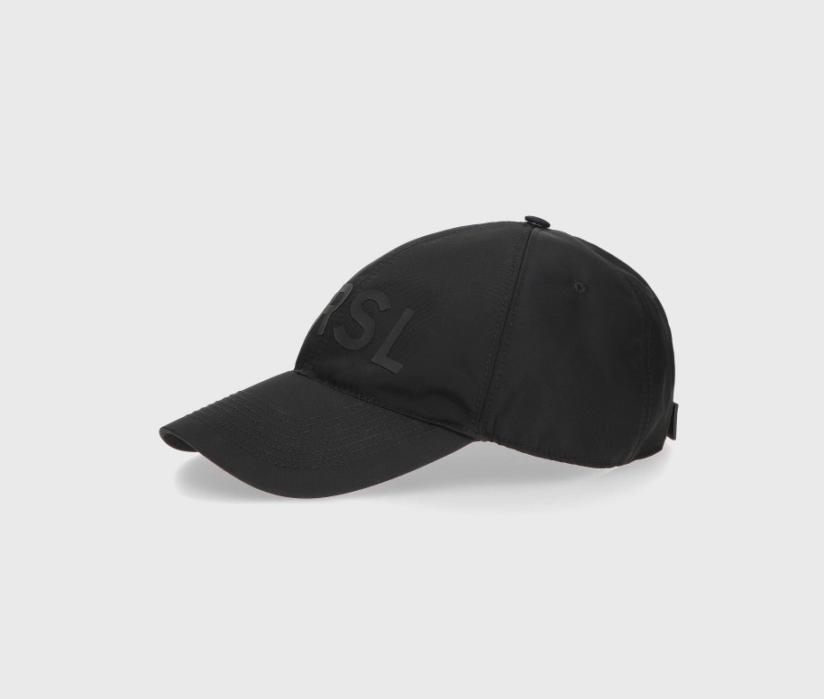 Doppen Borsalino | Baseballpet "Brsl" Zwart